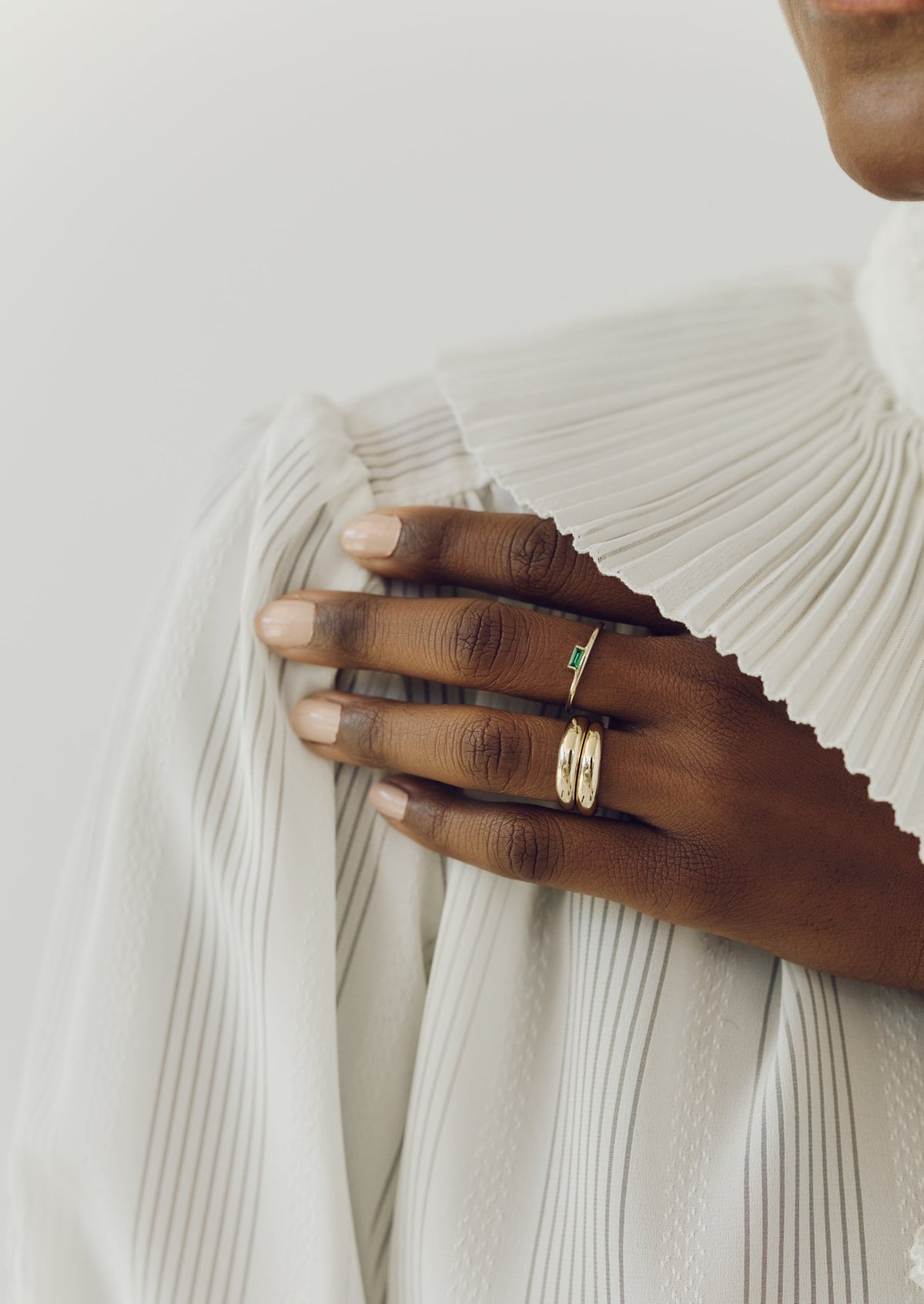 Dare To Love Classic Dome Ring Gold - Kinn