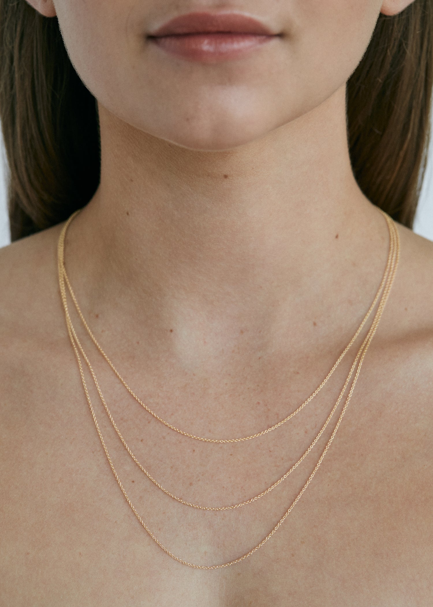 Diamond Cut Rolo Chain Necklace - Kinn 16