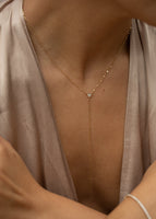 alt="Heart Lariat Necklace"