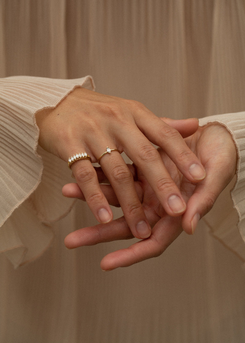 Seven Marquise Diamond Ring Kinn