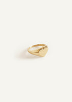 alt="Classic Heart Signet Ring"