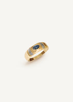 Vintage Cabochon Sapphire Ring