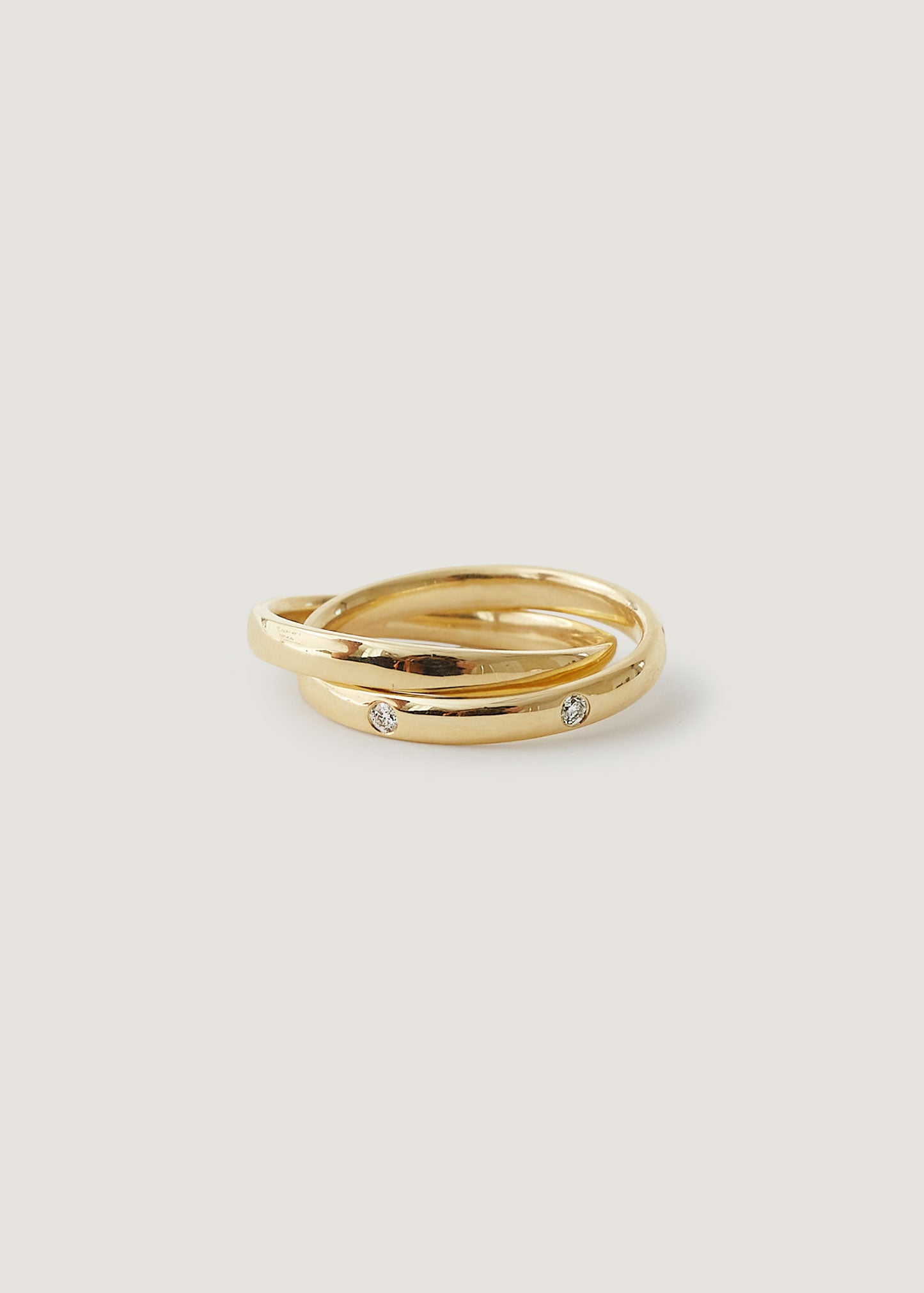L'Amour Interlocking Ring Gold