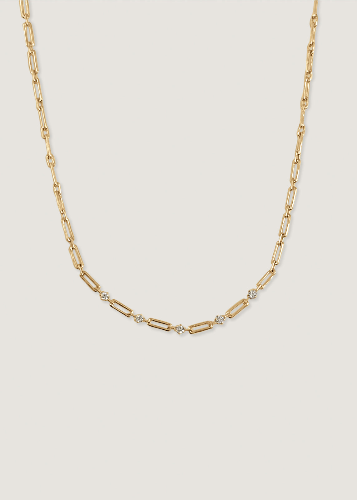 Carter Herringbone Chain Necklace - Kinn Carter Herringbone Chain Necklace - Kinn