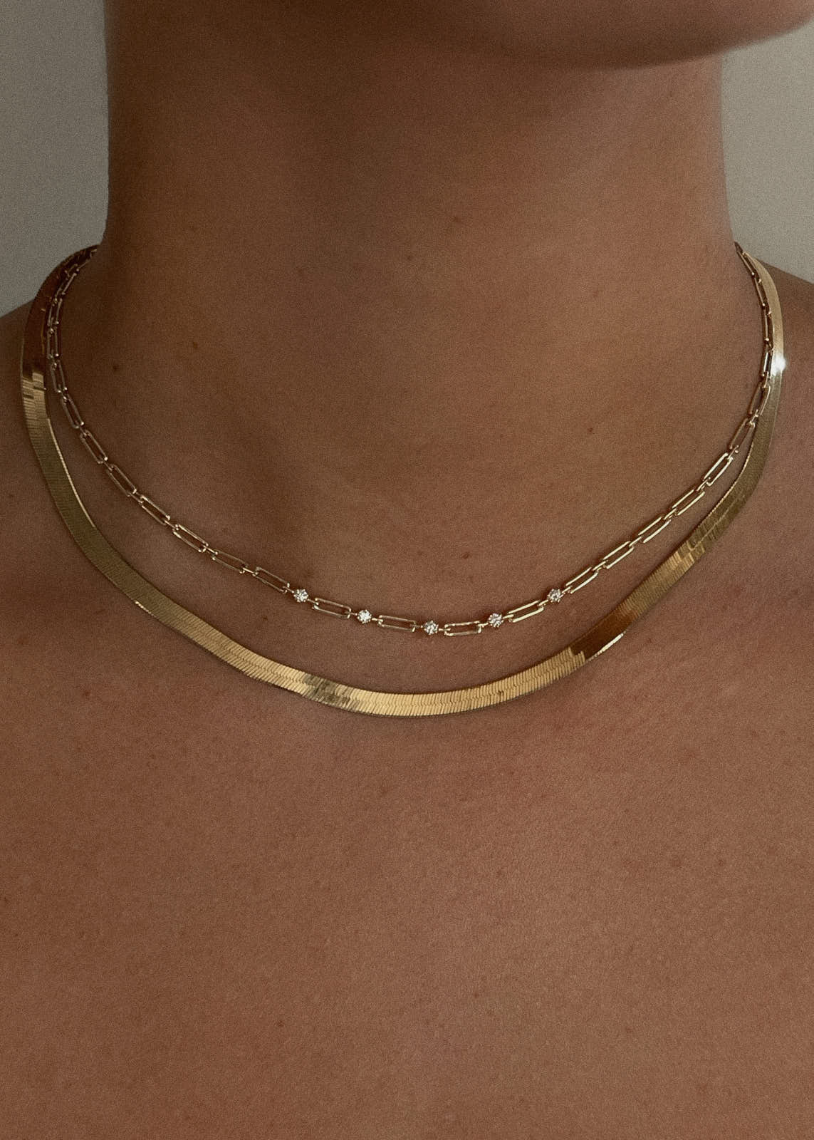 alt="North Star V Anniversary Necklace"