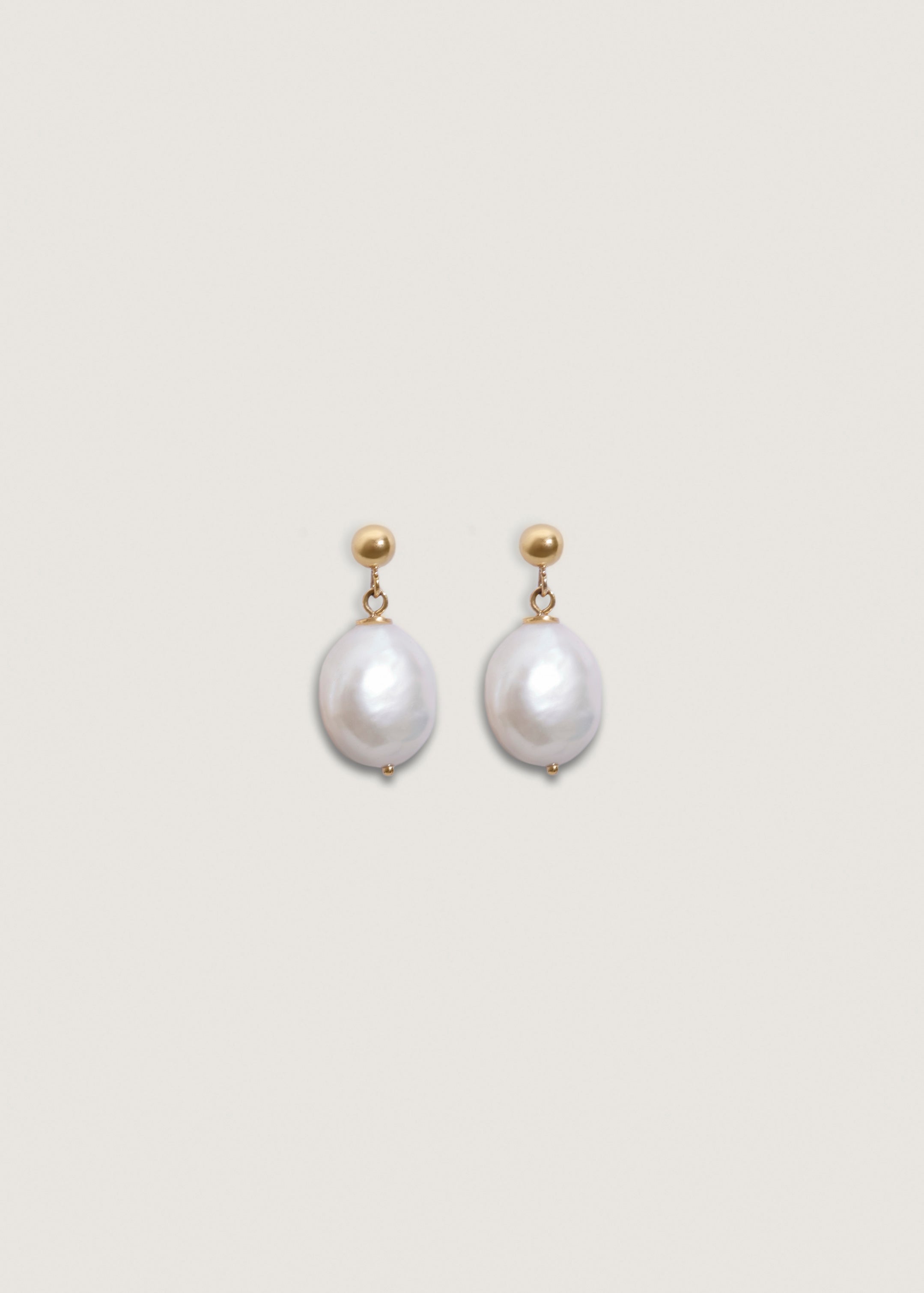 alt="Baroque Pearl Drop Earrings"