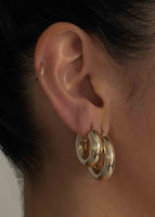 Bold Hoop Earrings - Small