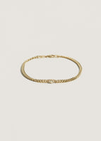 alt="Capri Curb Diamond Bracelet"