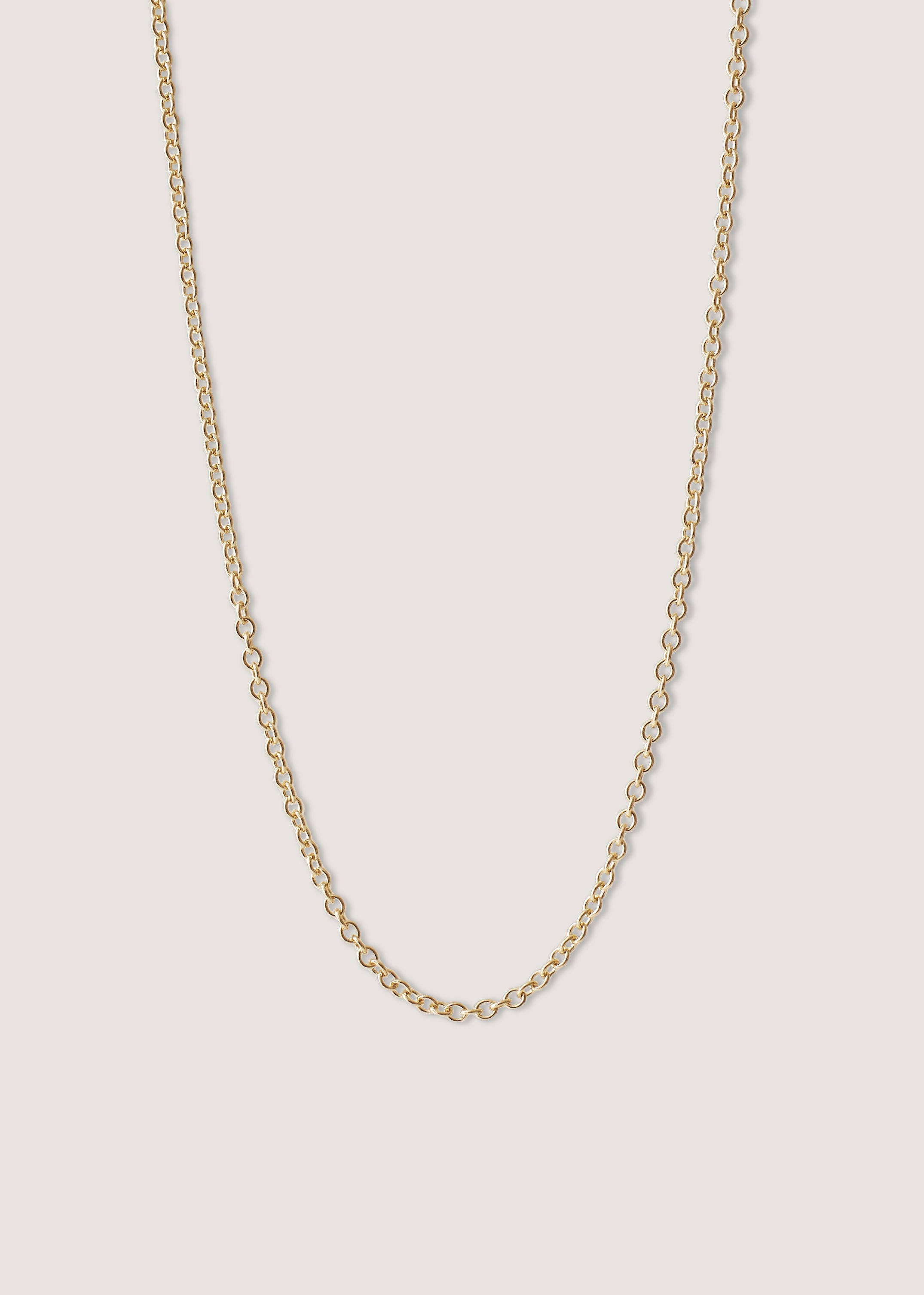 Cable Rolo Link Chain Necklace
