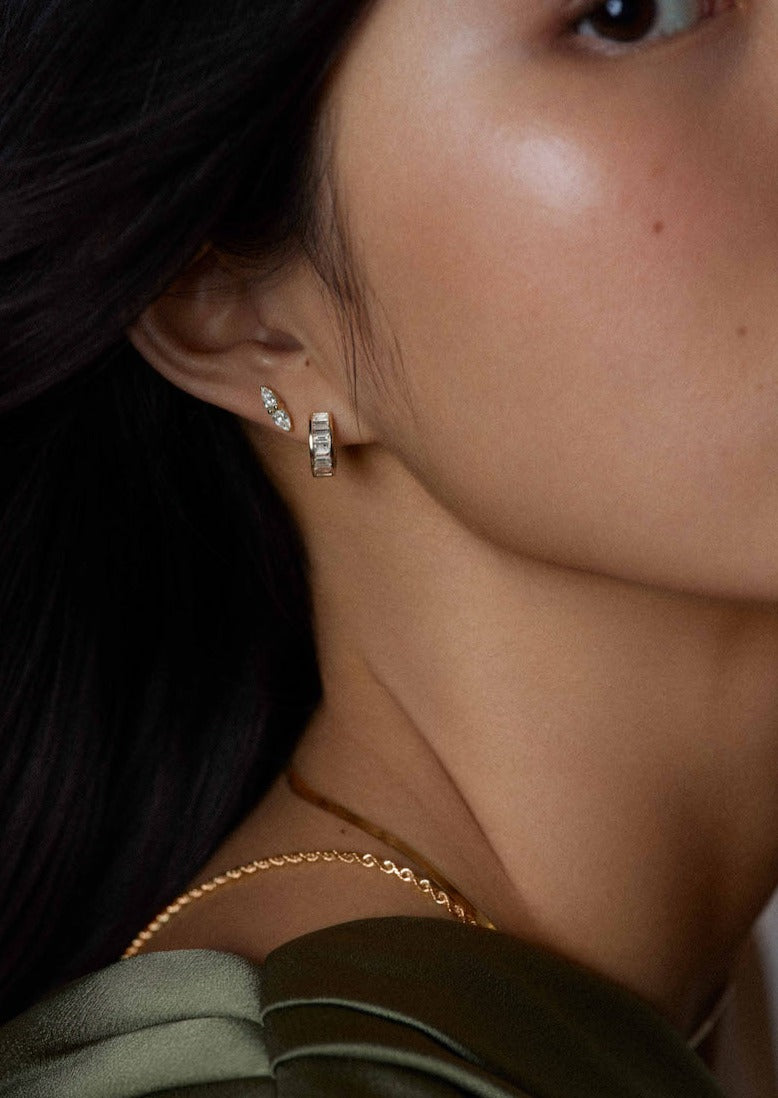 Diamond angel earrings hotsell