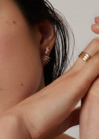 Triple Marquise Diamond Stud Earrings