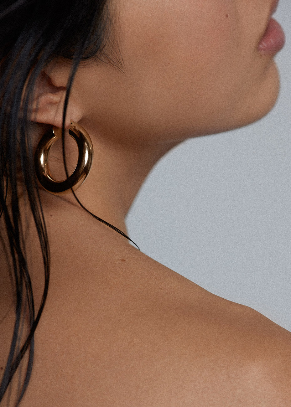 Bold Hoop Earrings Medium Kinn
