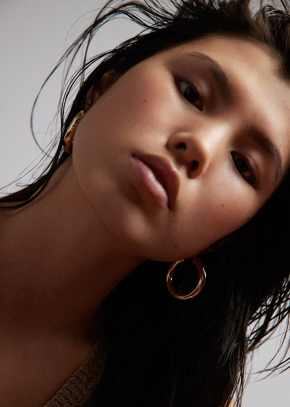 Bold Hoop Earrings Medium Kinn
