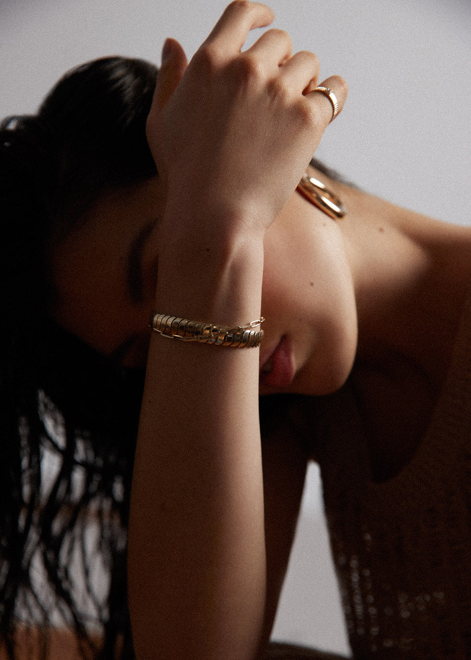 Bold Cobra Chain Bracelet - Kinn