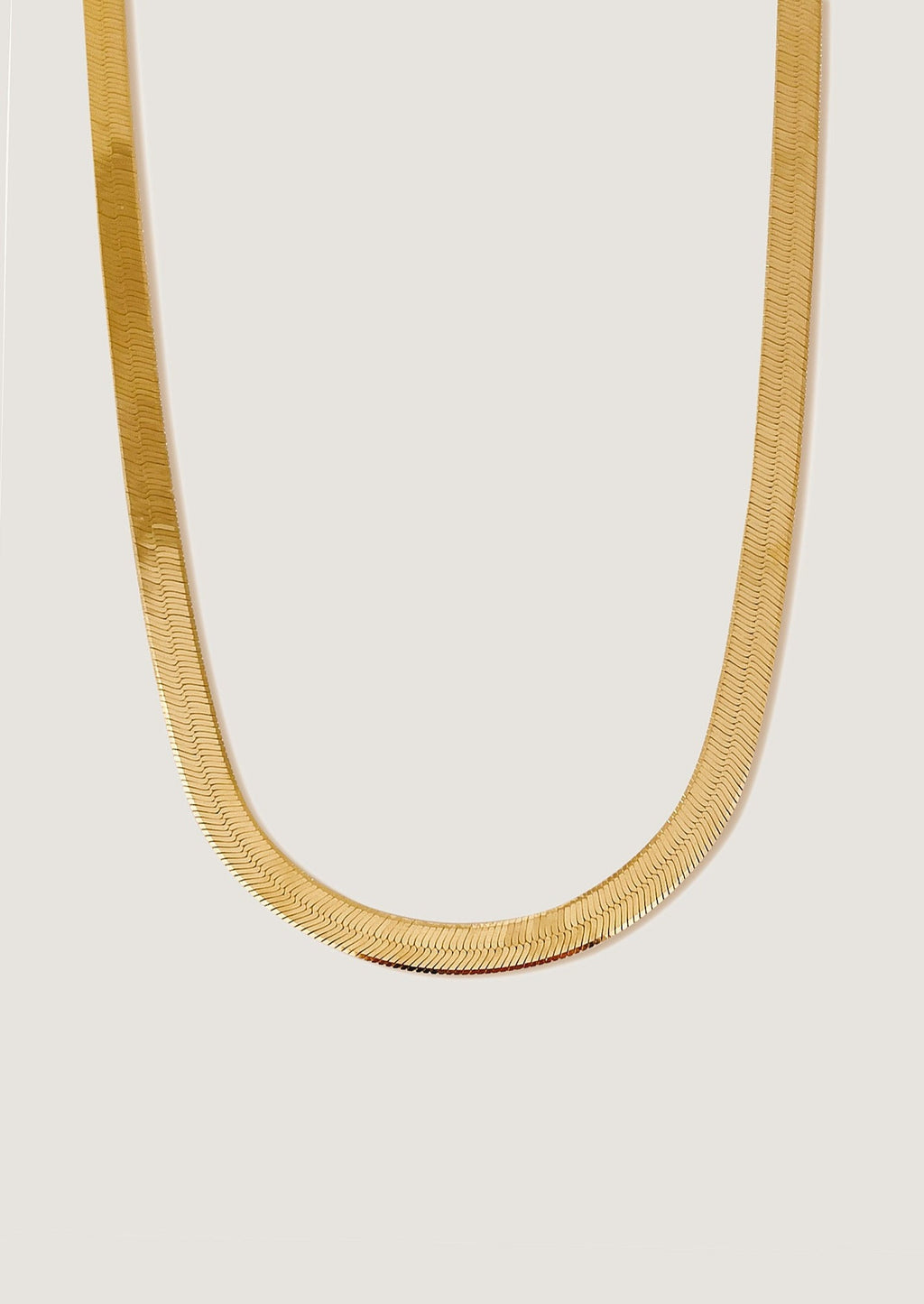 Bold Carter Herringbone Chain Necklace - Kinn