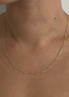 alt="Diamond Cut Rolo Chain Necklace"