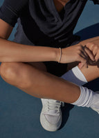 alt="Petite Rachel Three Prong Diamond Tennis Bracelet"