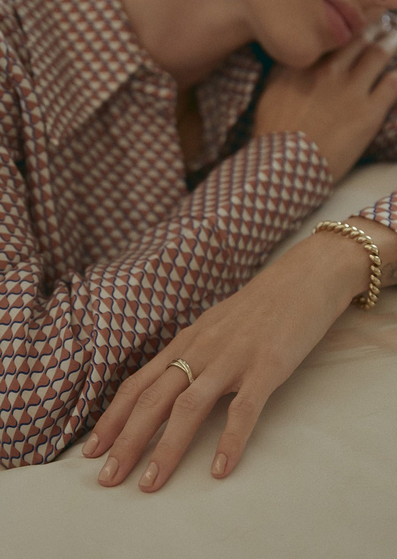 L'Amour Interlocking Ring Gold - Kinn