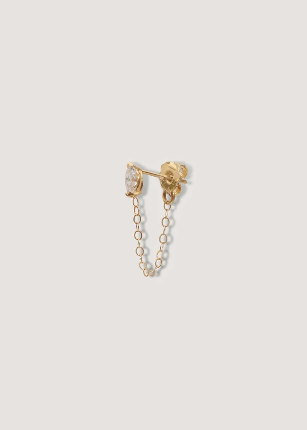 alt="Marquise Chain Earring"