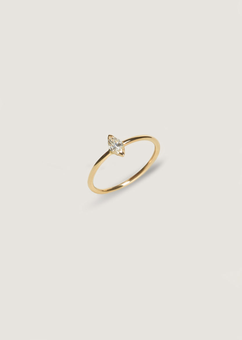 Marquise Diamond Ring 14k Gold - Kinn