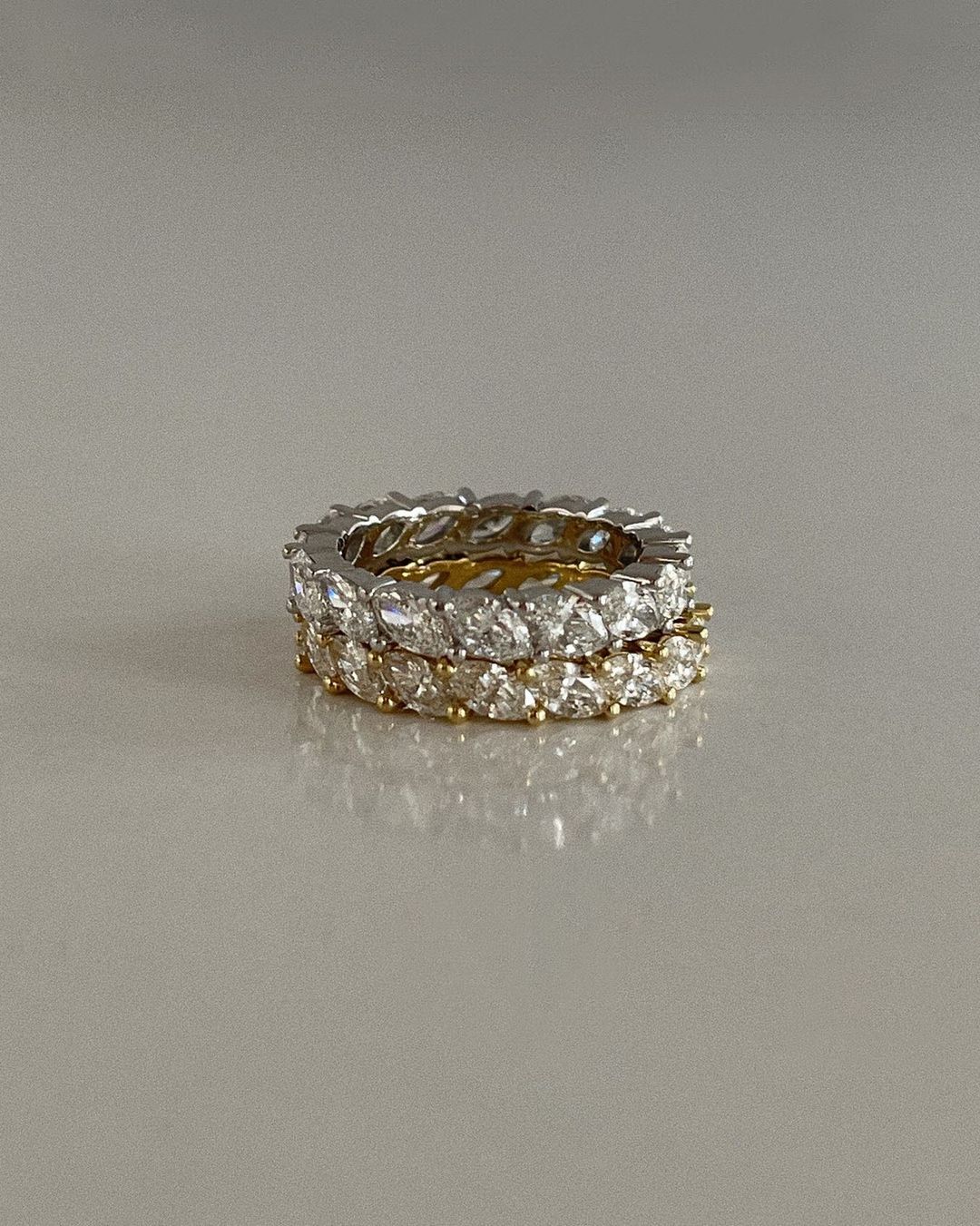 Half Endless Marquise Diamond Ring White Gold | Sarah & Sebastian – SARAH &  SEBASTIAN