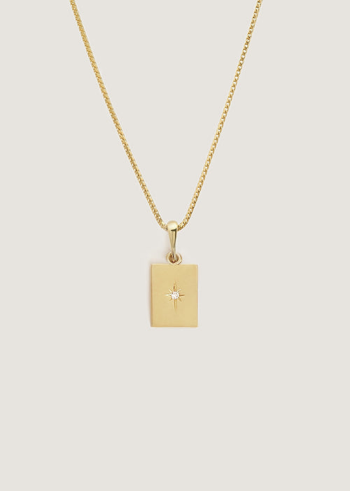 alt="Mini North Star Pendant Necklace"