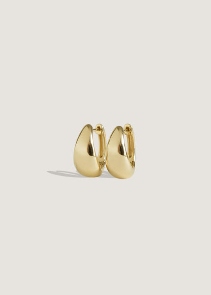 Teardrop Hoop Earring 14k Gold Kinn - Main Image