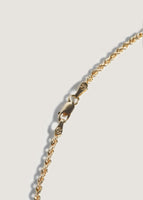 alt="close up of Rope Chain Necklace"