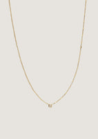 alt="Two in one round diamond necklace"