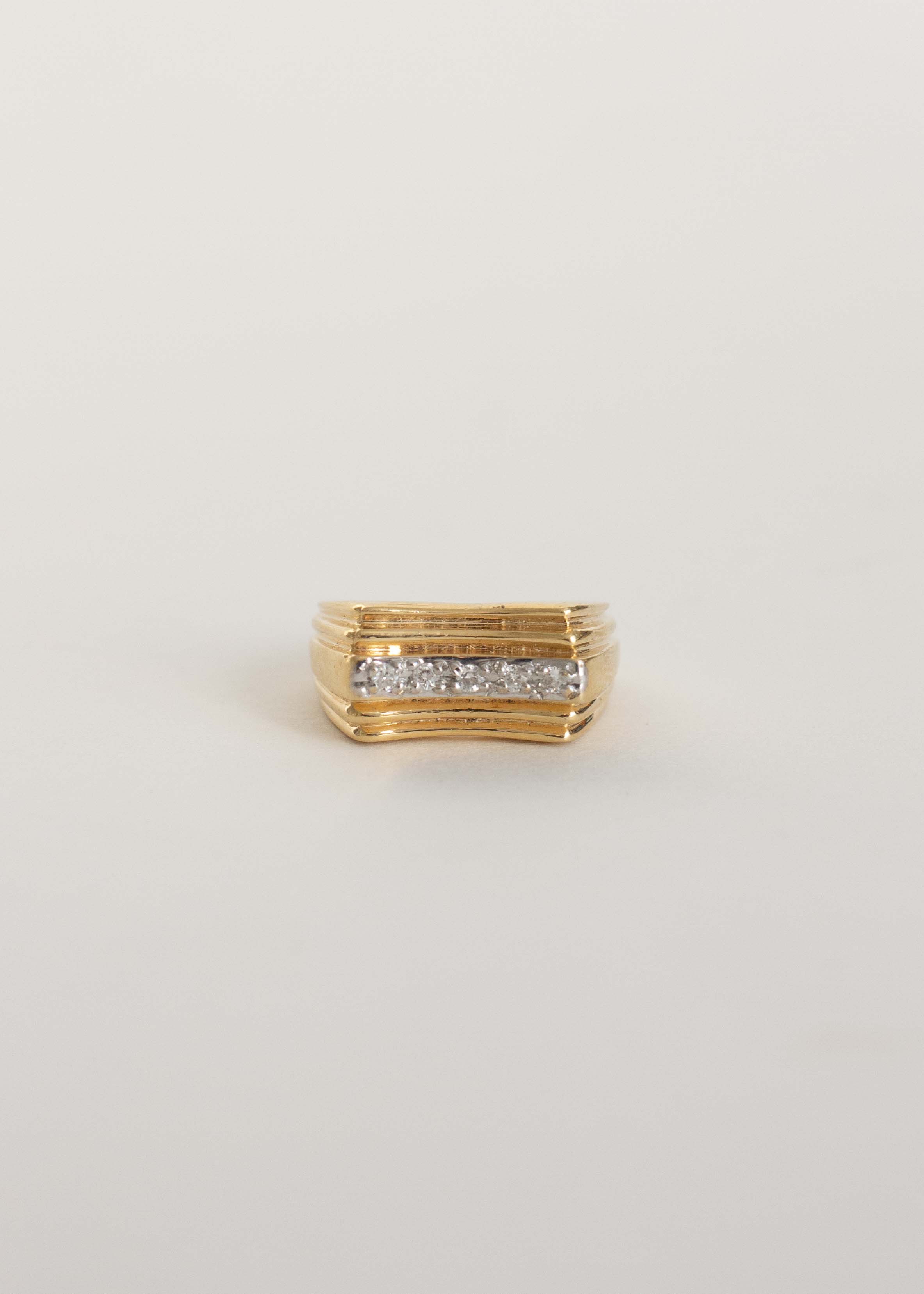 Vintage Layered Diamond Ring
