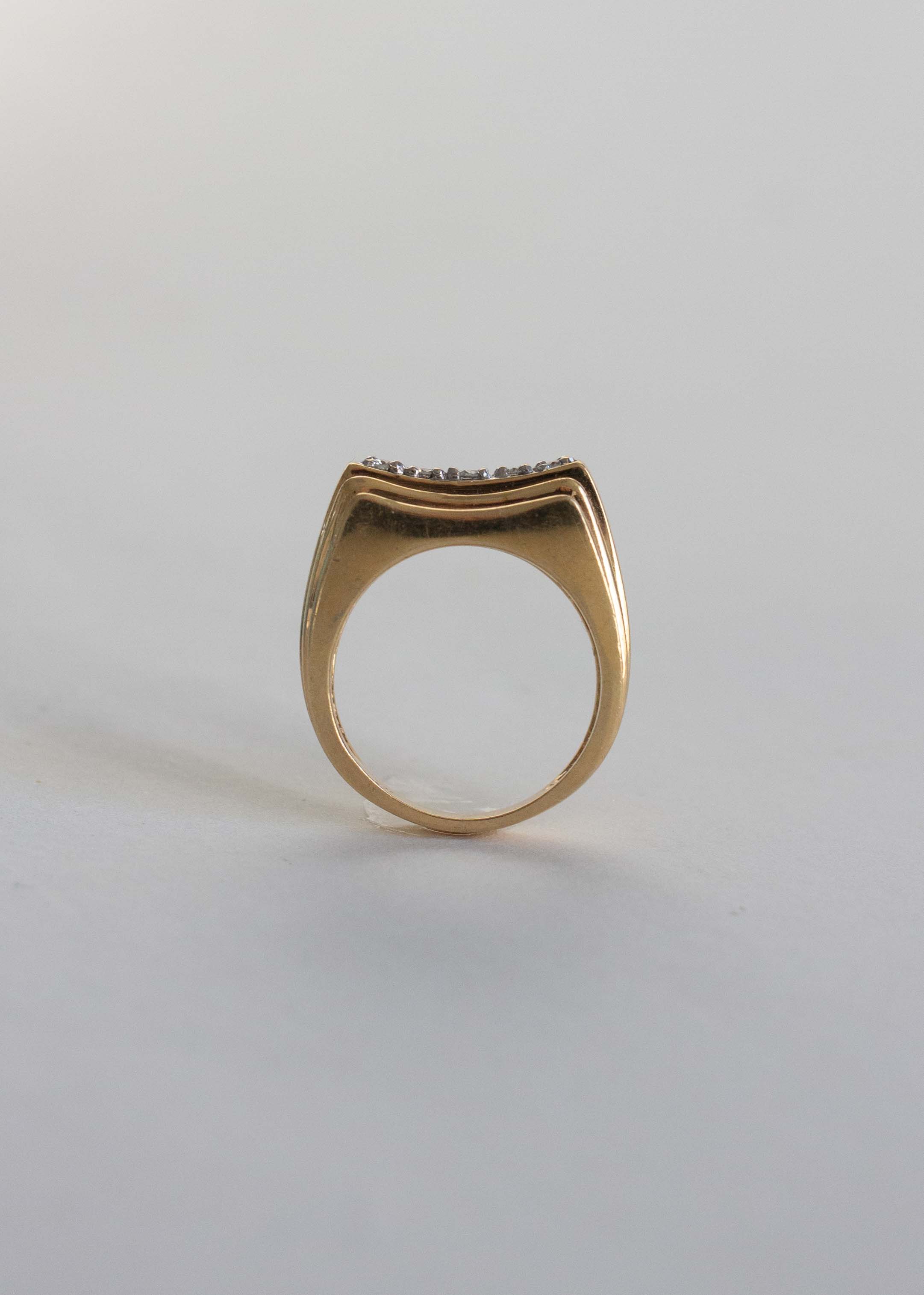 Vintage Layered Diamond Ring