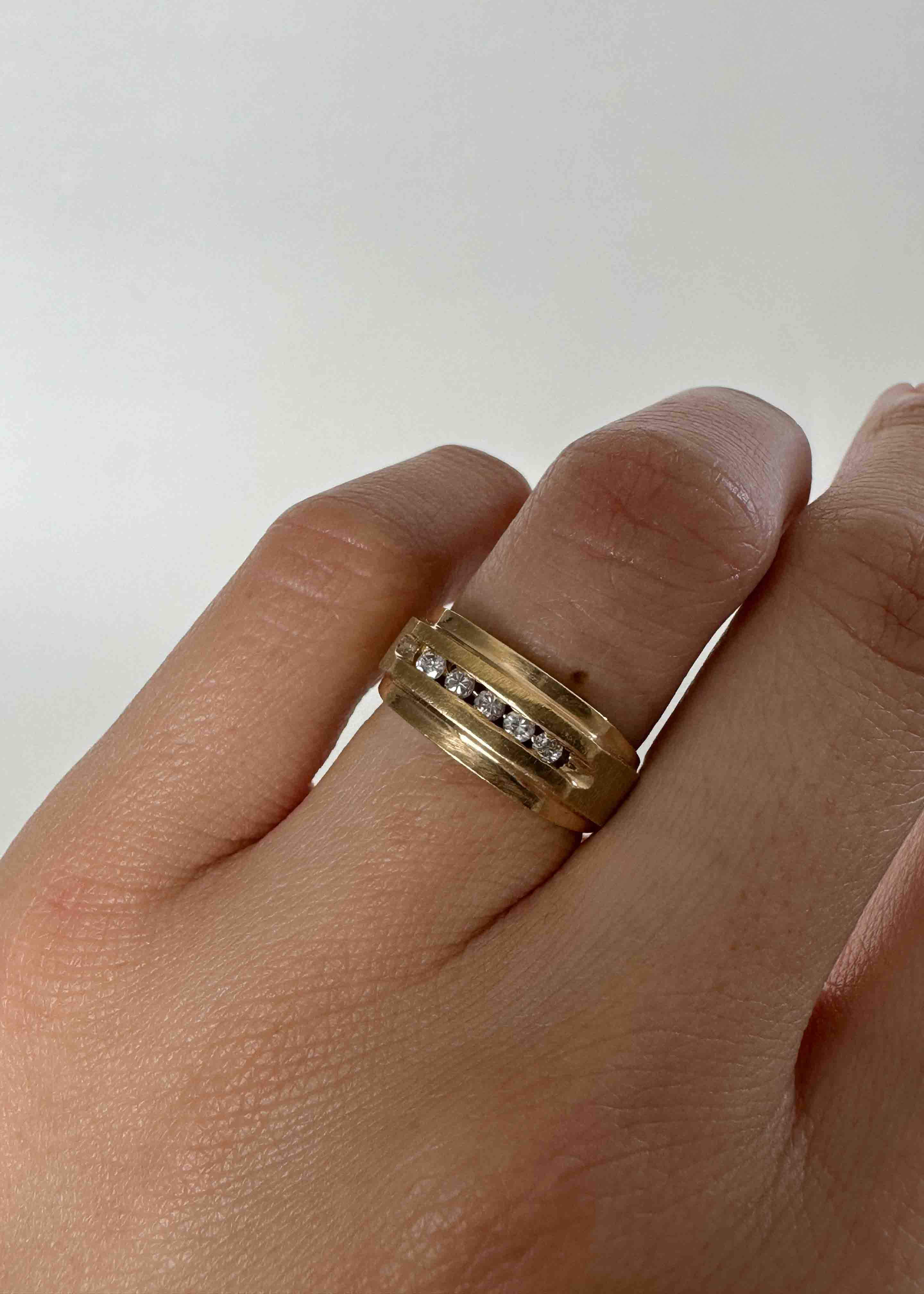 Vintage Five Diamond Ring