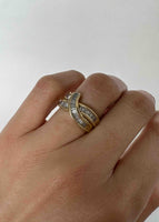 Vintage Channel Set Baguette Diamond Ring