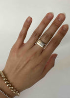 Vintage Diamond Clover Signet Ring