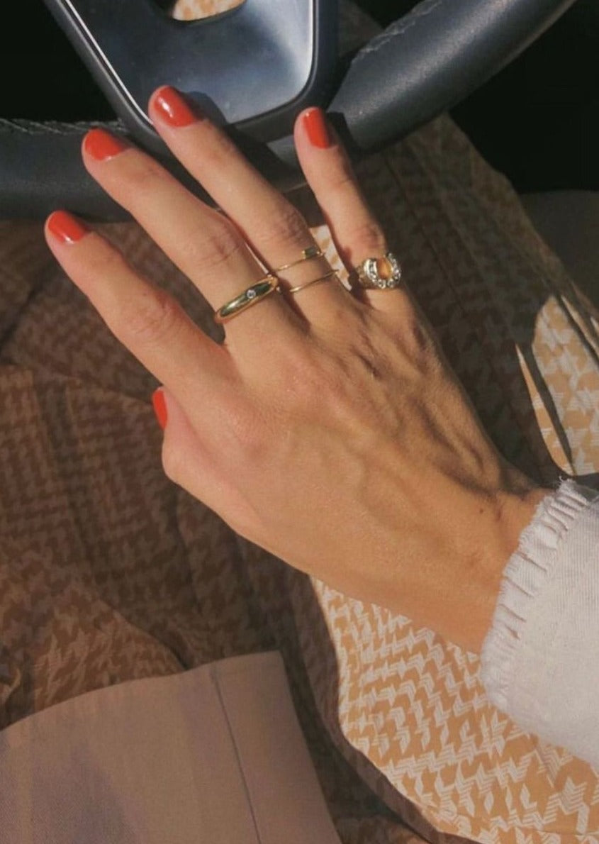 alt="Amelia dome ring I, Mother's ring-diamond"
